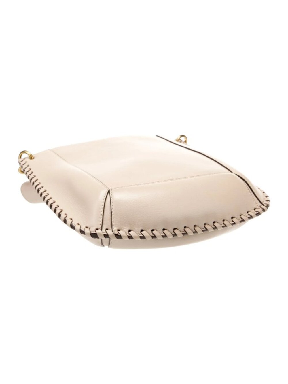Isabel Marant Oskan Leather Bag – Beige Whipstitched - Picture 3 of 7